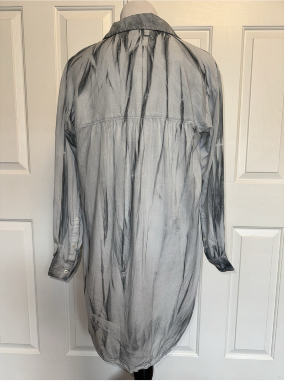 NWT Anthropologie Pilcro Liquid Tie Dye Button Down Shirt Boho Oversized XS - Picture 3 of 12